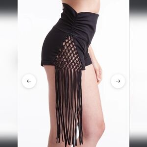 Kayo Anime Clothing Macrime Side Shorts Womens Size M in White NWT